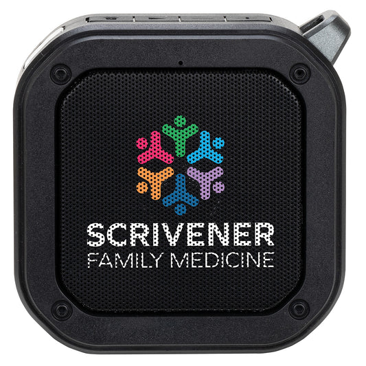 Black Aria IPX6 Waterproof Solar-Powered Wireless Speaker