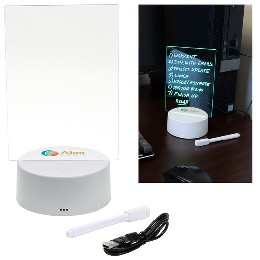 White Sprite Light-Up Writing Pad