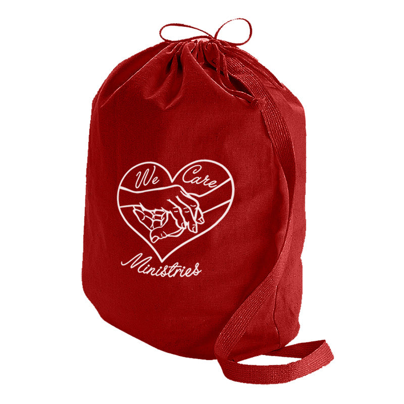 Canvas Drawstring Laundry Bag - Small