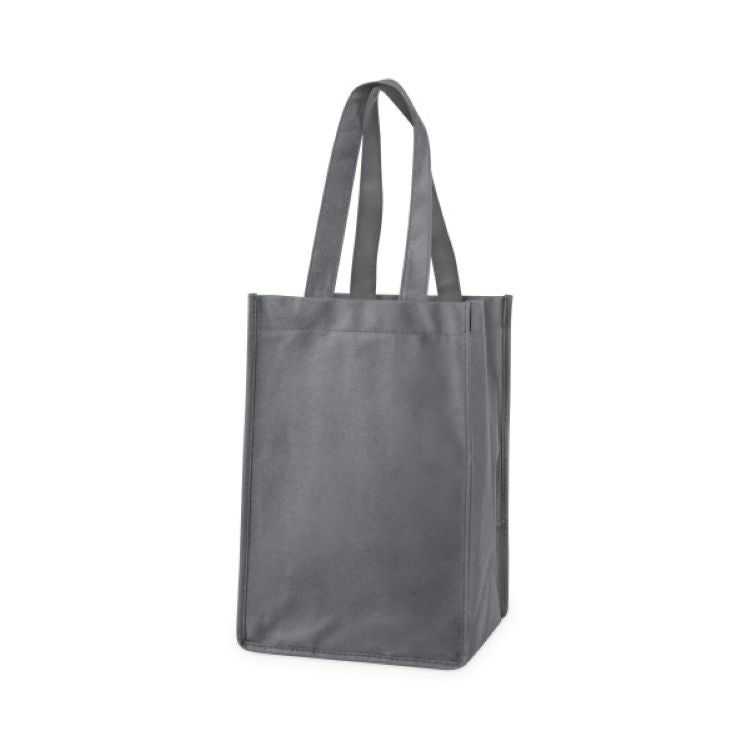 True® 4 Bottle Non-Woven Wine Tote