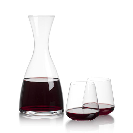 Barham Carafe & Breckland Stemless Wine