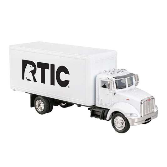 White 1/43 Scale Replica Peterbilt Model 335 Box Truck