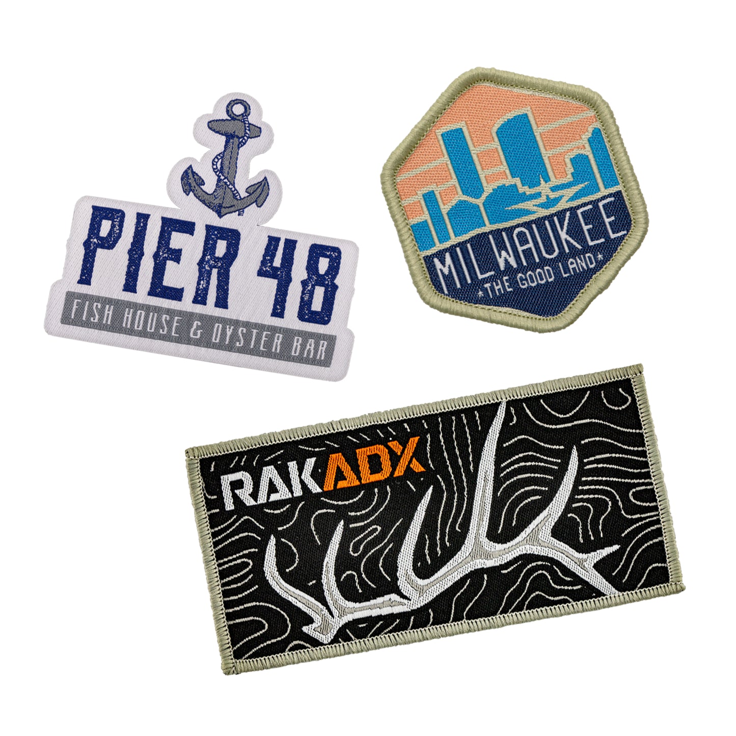 Custom Woven Patches (4")