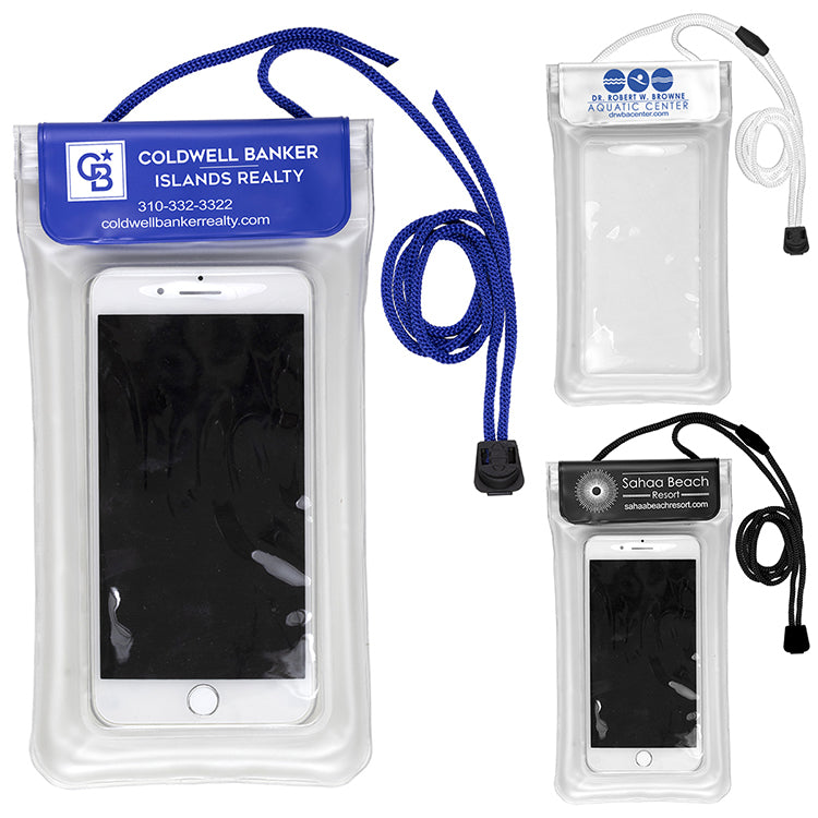 “Yuba” Clear Touch Through Floating Water Resistant Cell Phone and Accessories Pouch