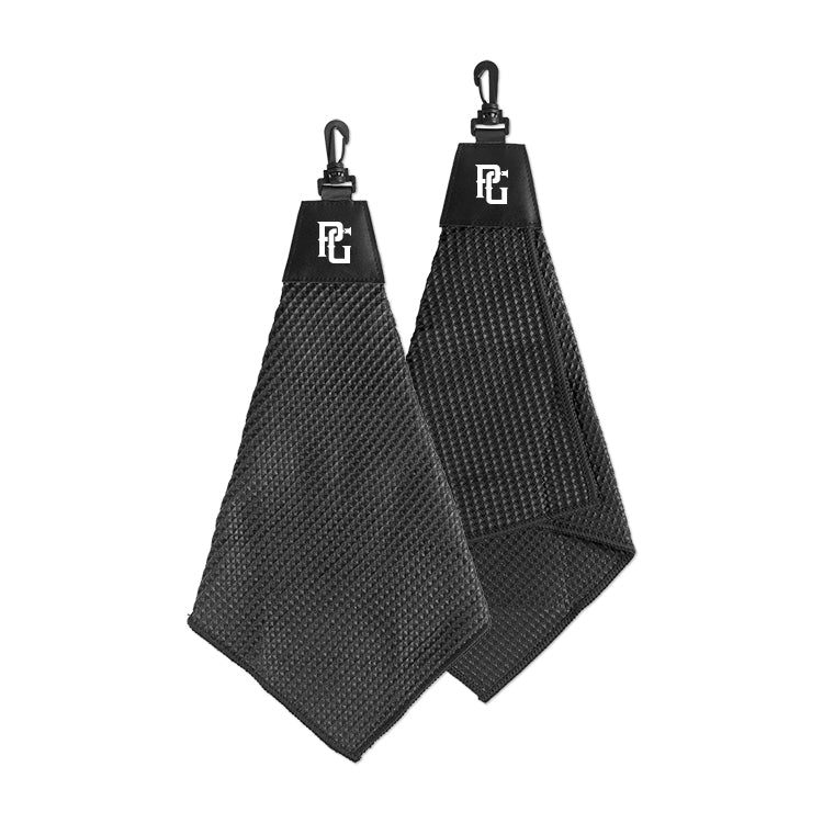 Tri-Fold Waffle Towel with Clip