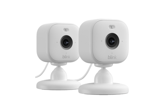 Blink Mini 2 Plug-In Security Camera - White (2 Cameras)