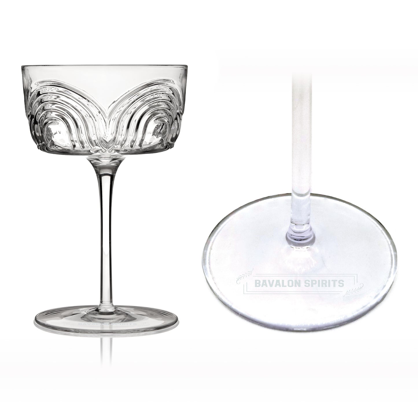 Viski® Deco Beau Crystal Coupe