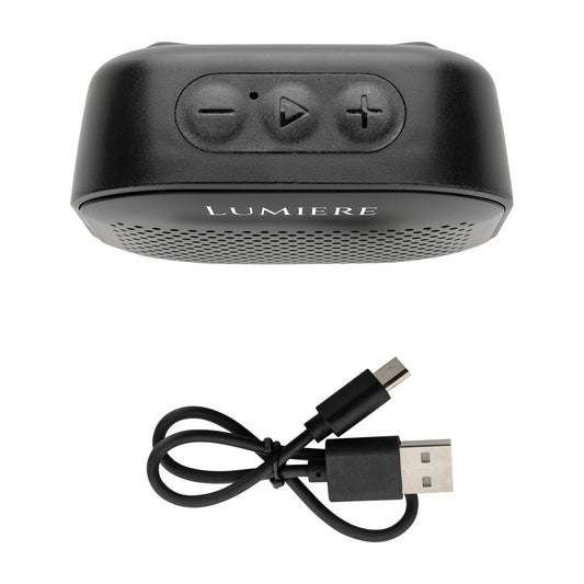 Black RCS Recycled Plastic Soundbox 3W Speaker