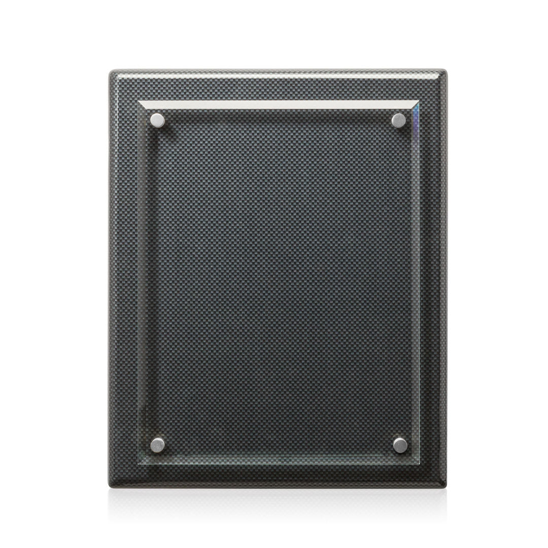Caledon Plaque - Carbon Fibre/Silver