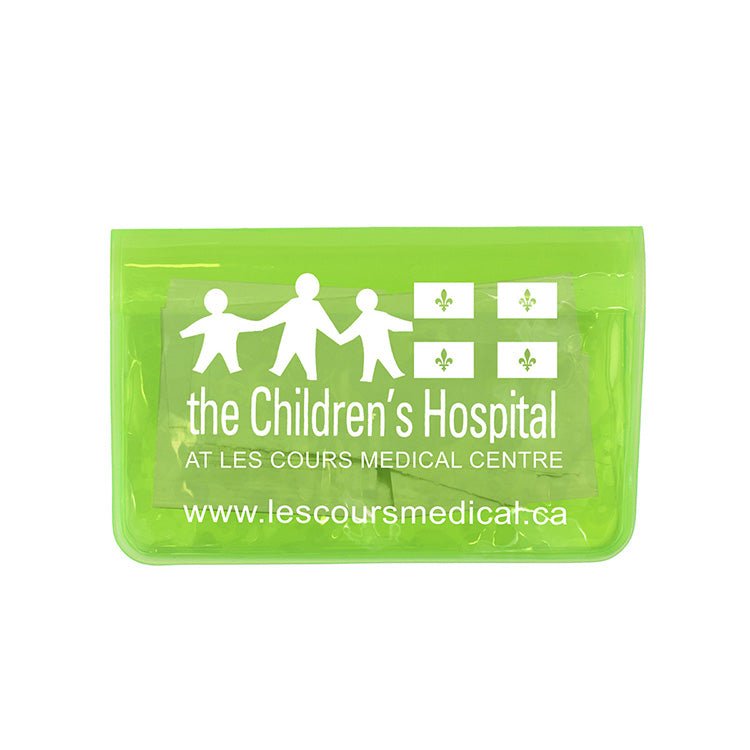 "Delilah" 12 Piece First Aid Kit In Colorful Vinyl Pouch