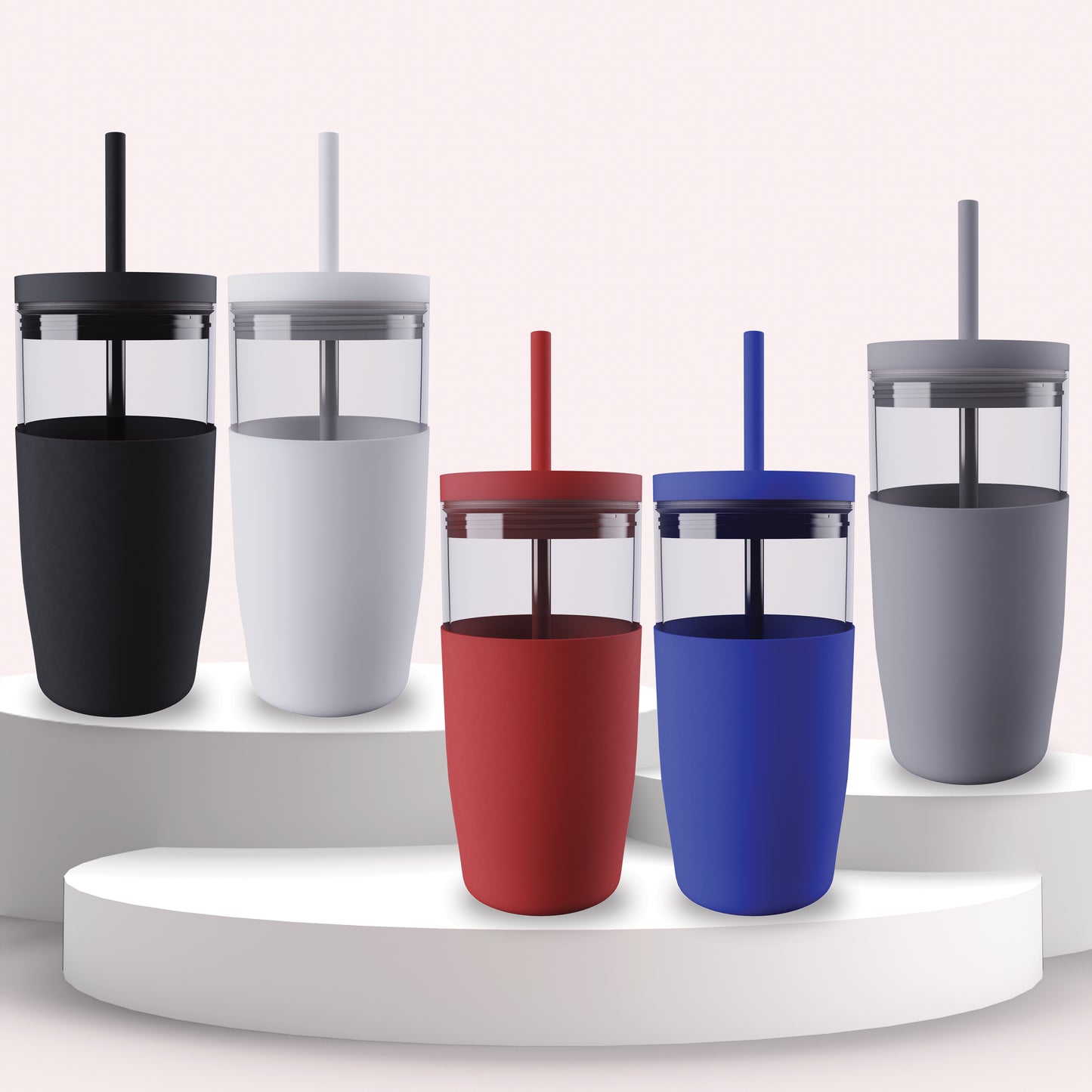 Smooth operator 530 ml / 18 oz borosilicate glass tumbler