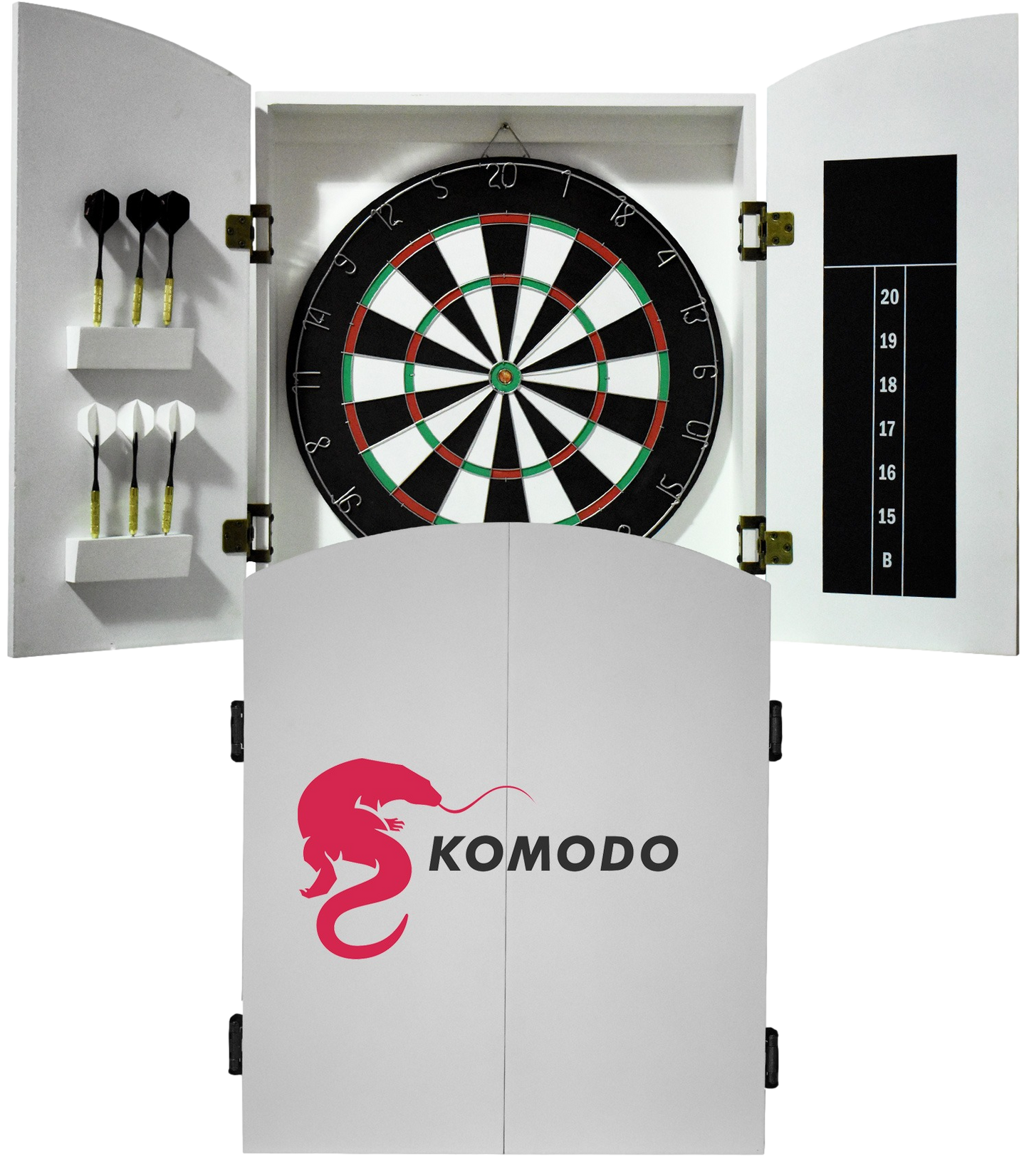 Dartboard with Cabinet