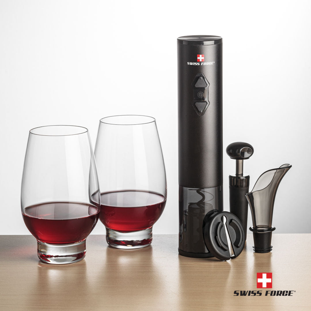 Swiss Force® Opener Set & Glenarden Stemless Wine