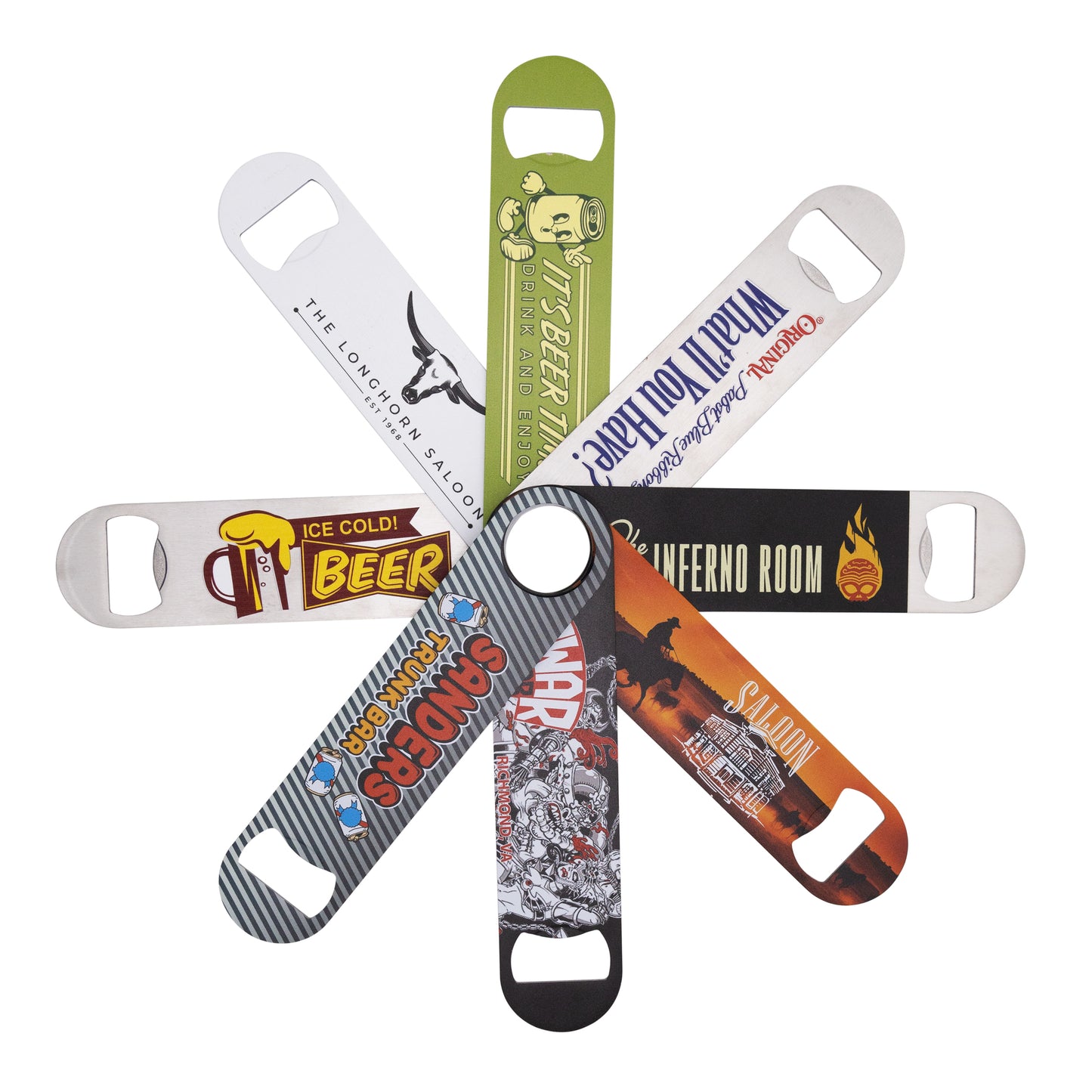 Stainless Steel Paddle Bottle Opener