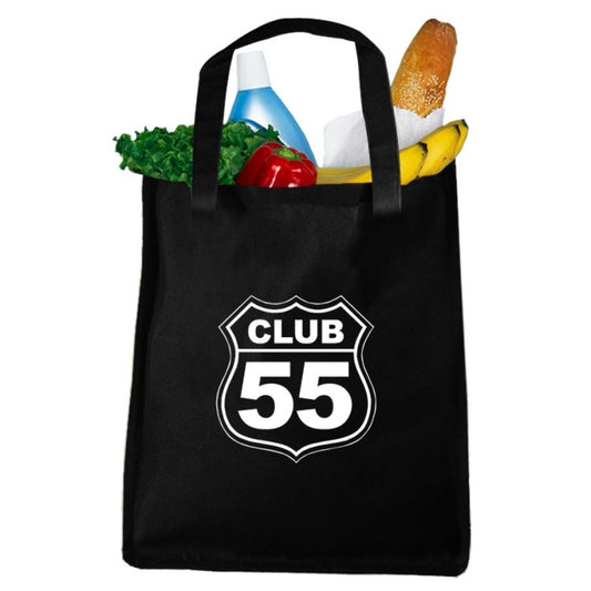 Black Canvas Book Bag