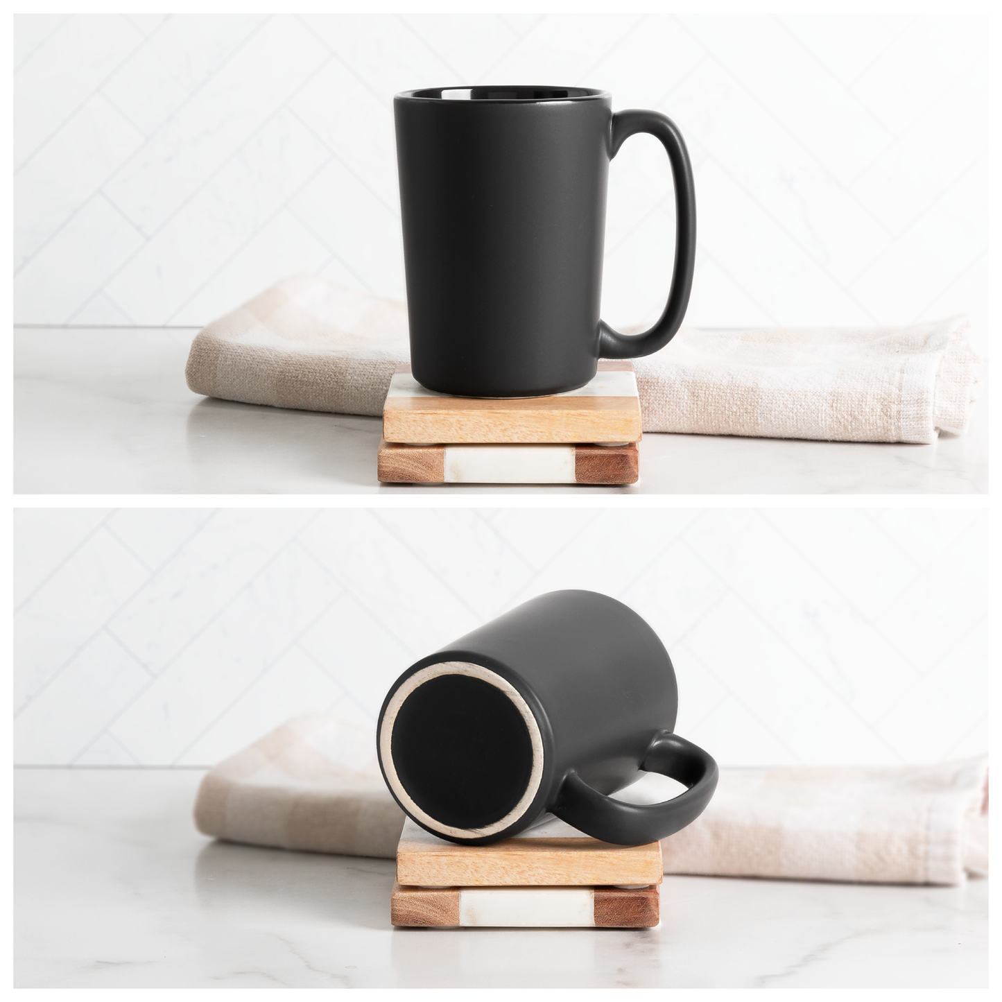 12 oz rocca mug - matte black