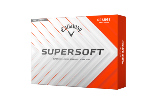 Callaway Supersoft Matte Golf Balls - Orange