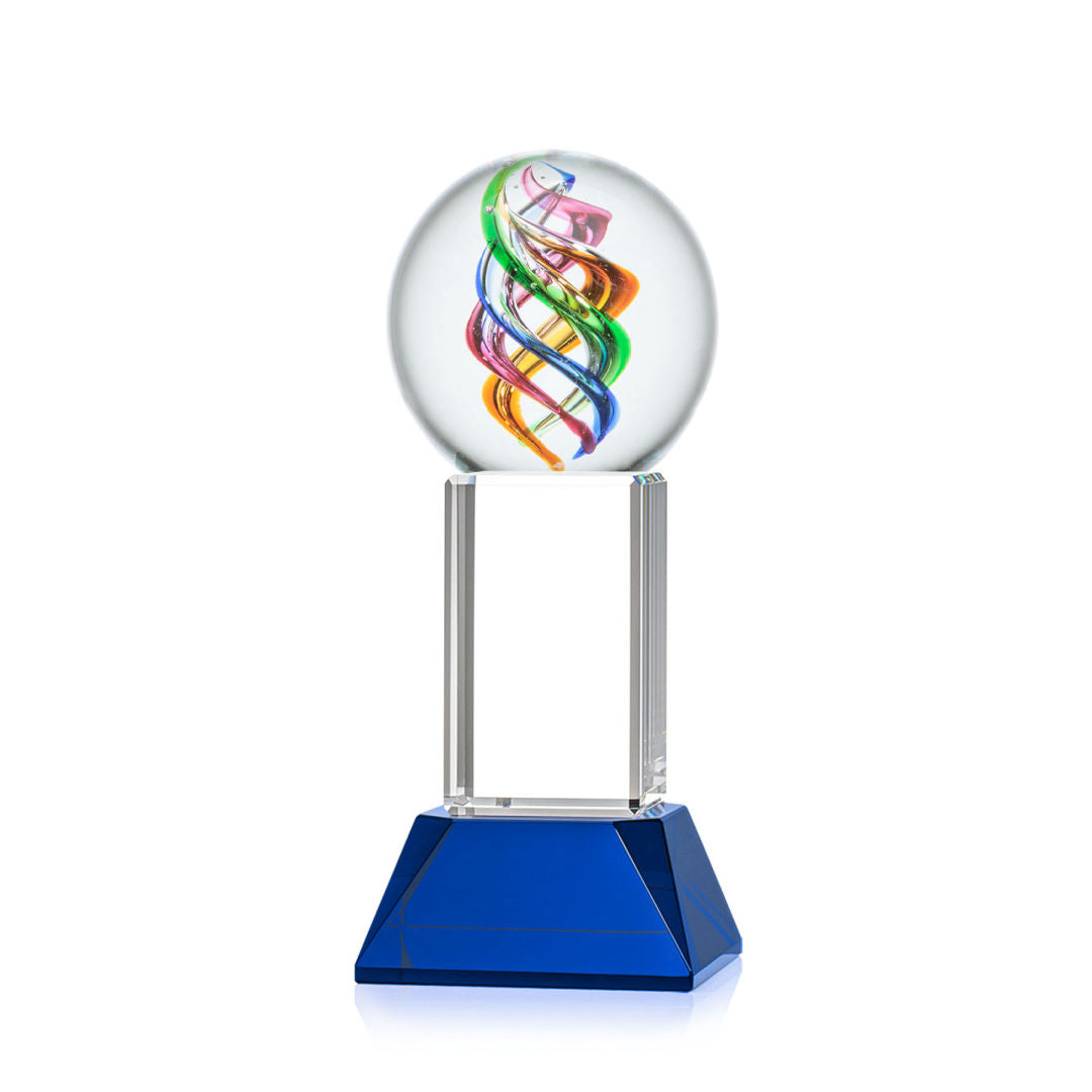 Galileo Award on Stowe Base - Blue