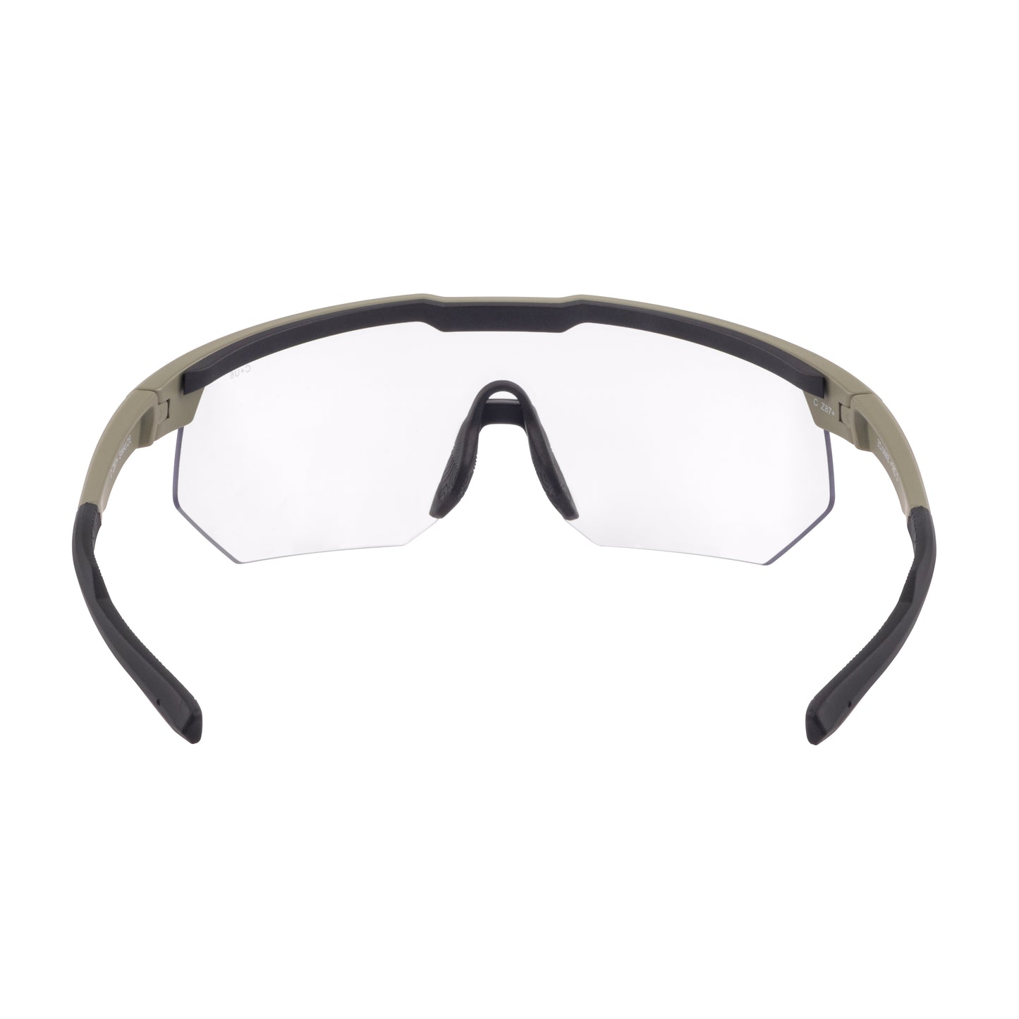 SWAZE™ Safety Eyewear - Tan Frame - Clear AF Lens