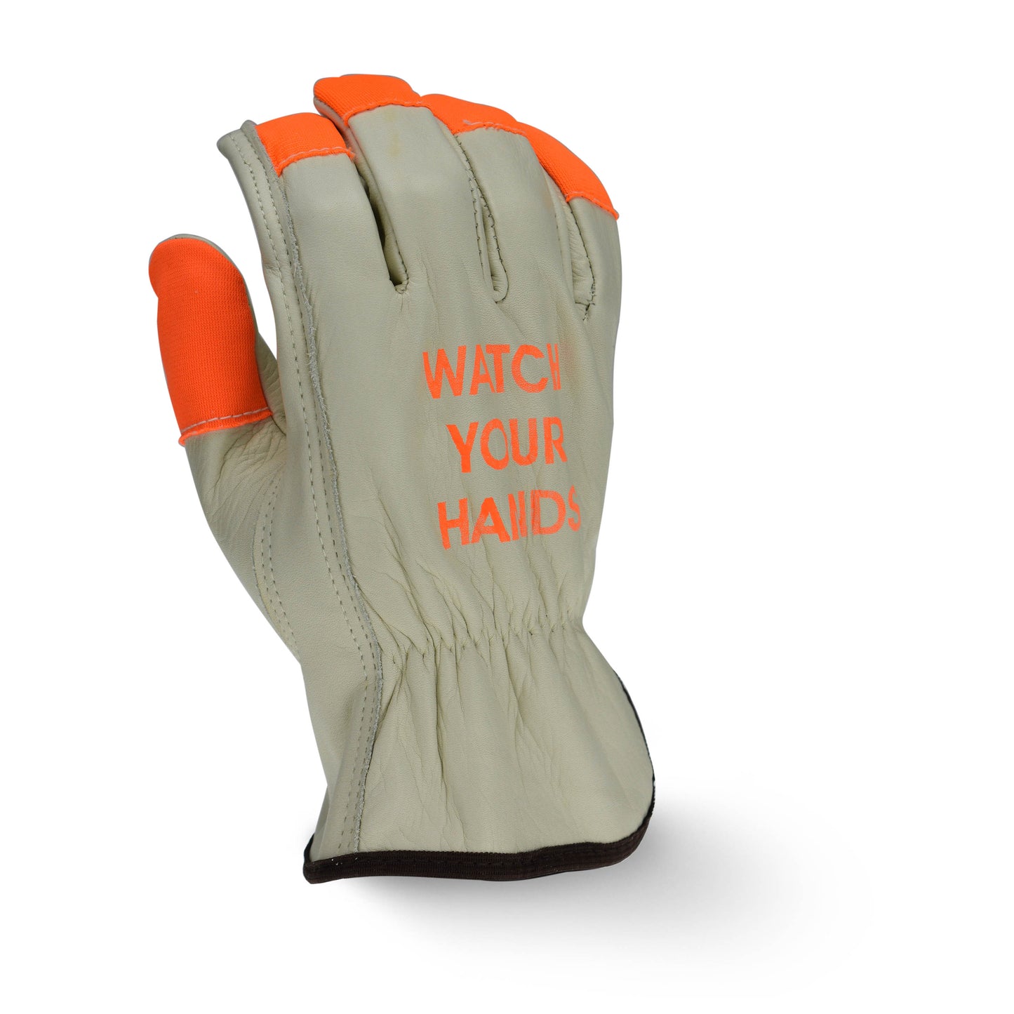 RWG4221HV High Visibility Standard Grain Cowhide Leather Driver - Size L