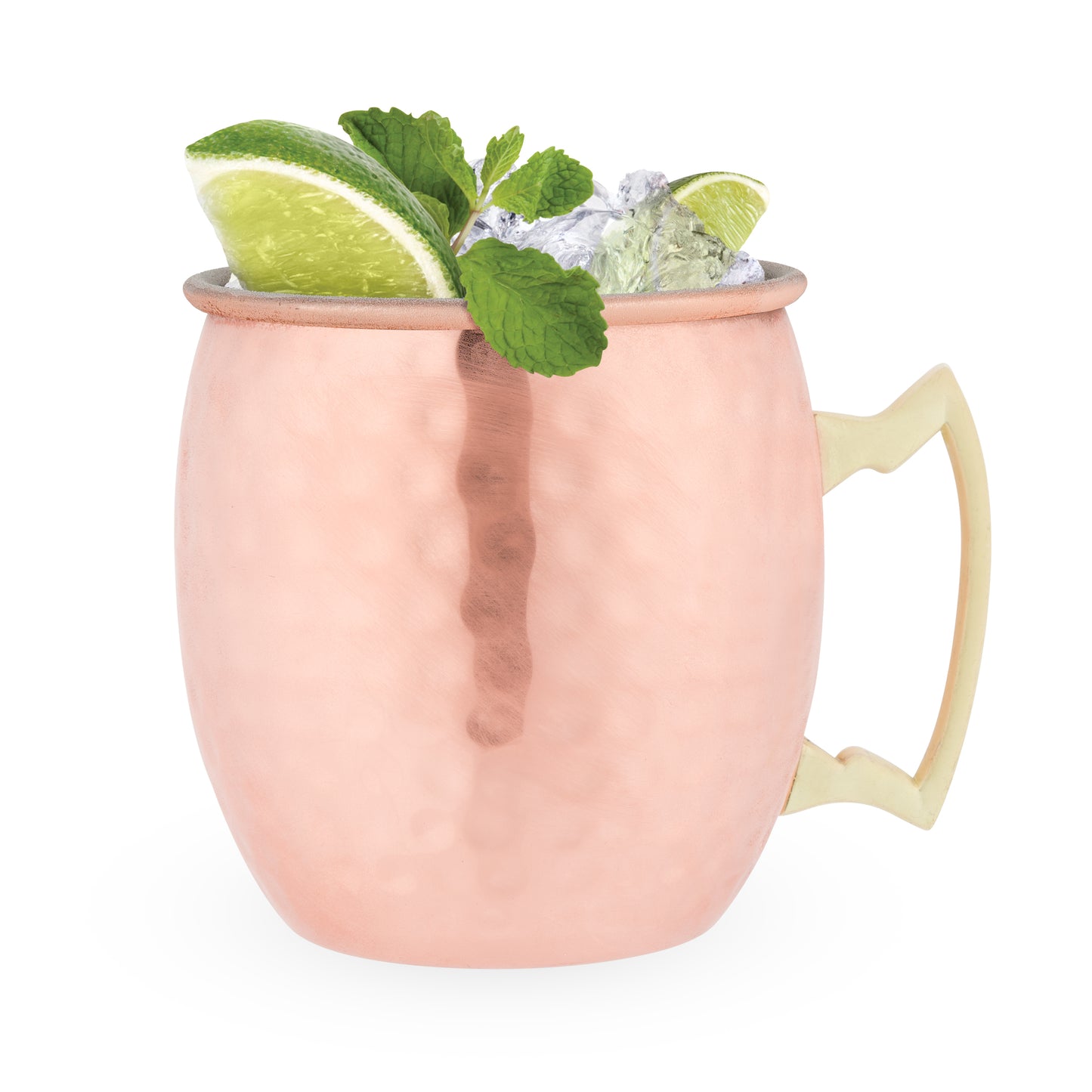 True® Hammered Moscow Mule Copper Mugs - Set of 2