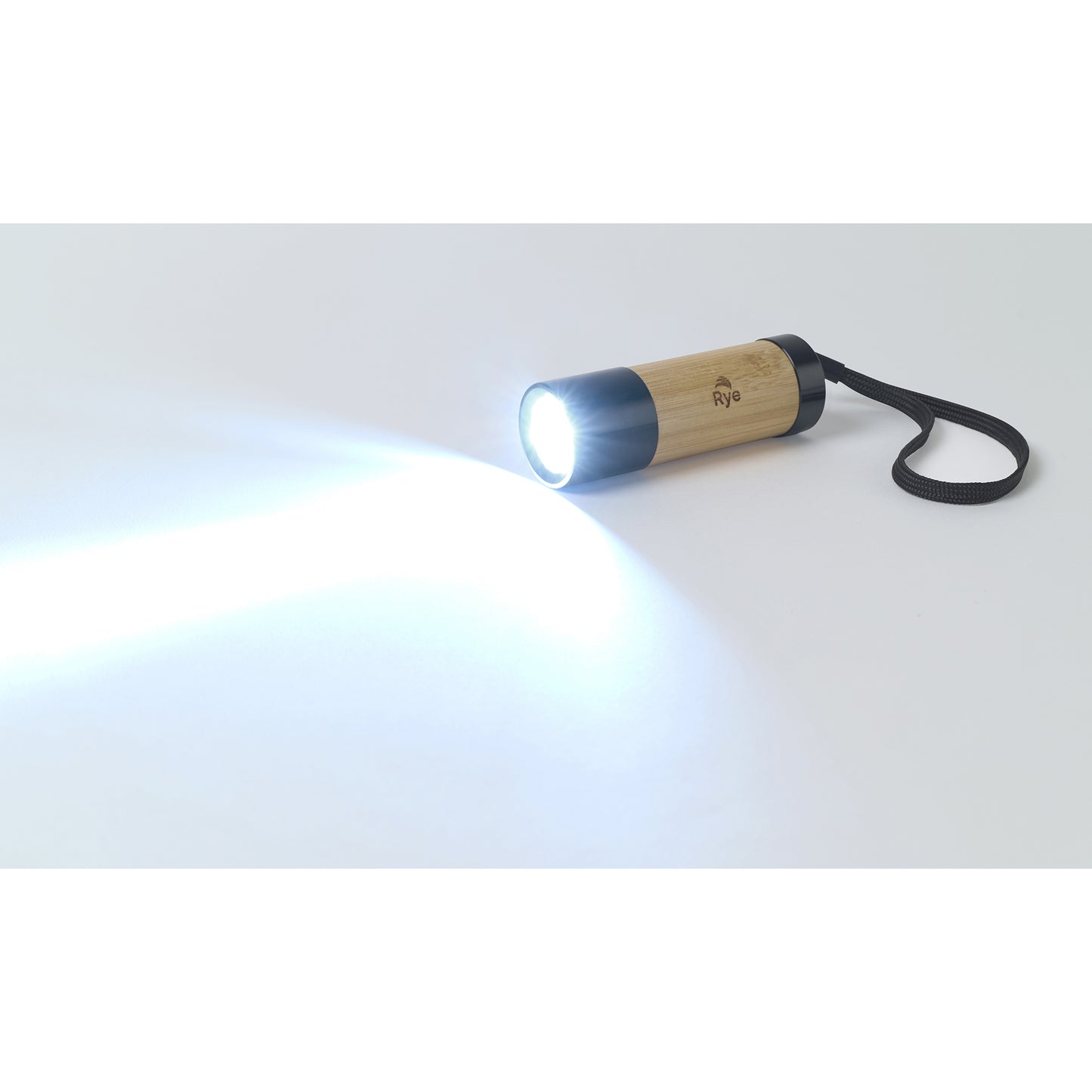 Black/Fresh Bamboo Mini LED Bamboo Flashlight