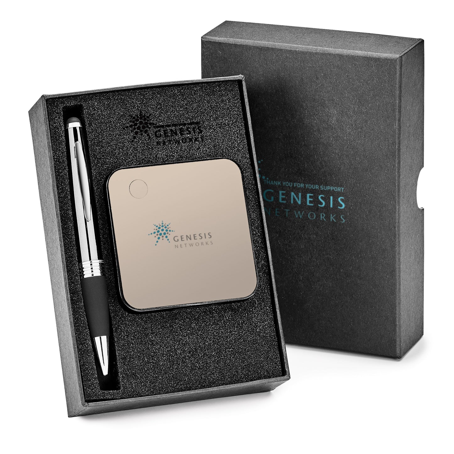 2-piece gift box with custom foam