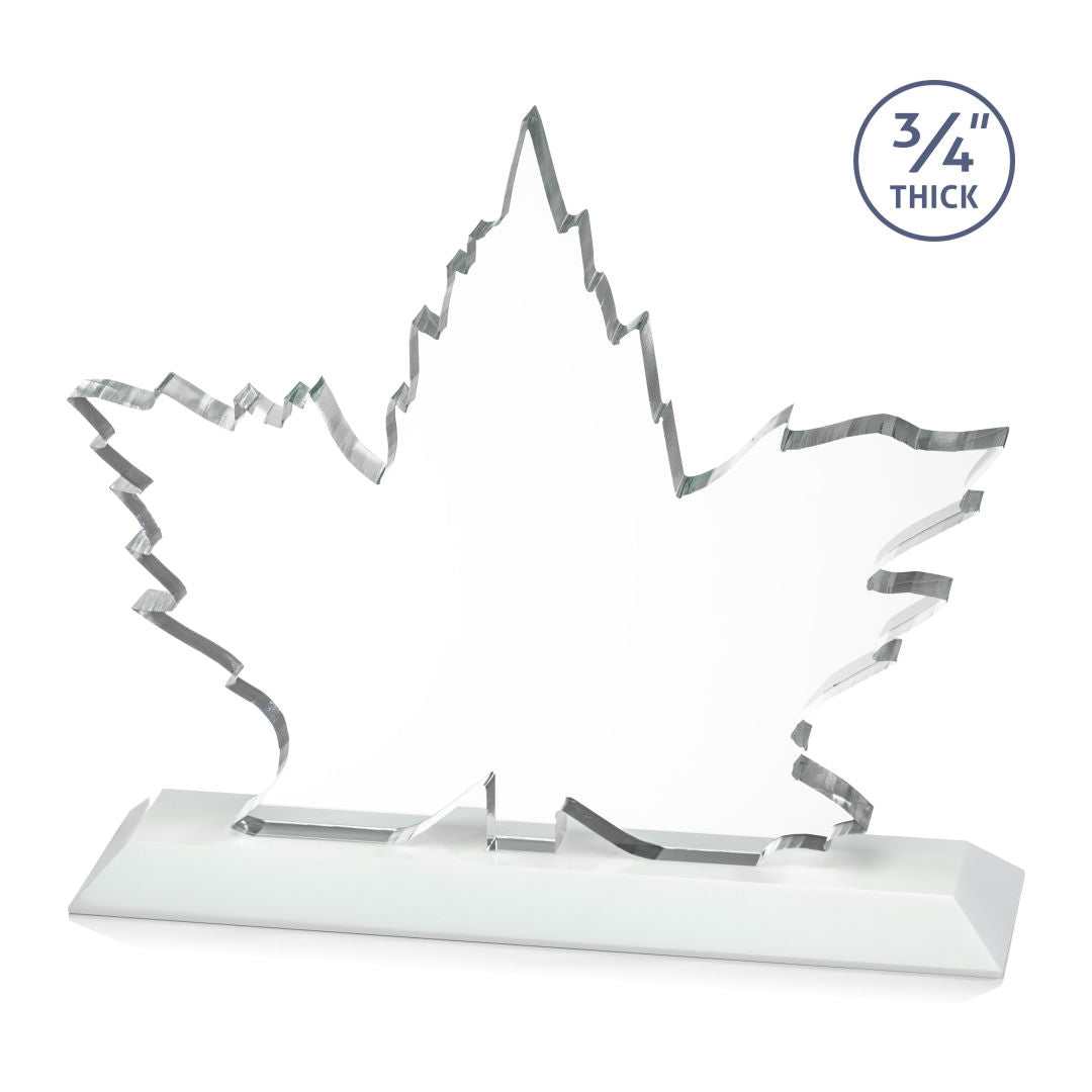 Maple Leaf VividPrint™ Award - White