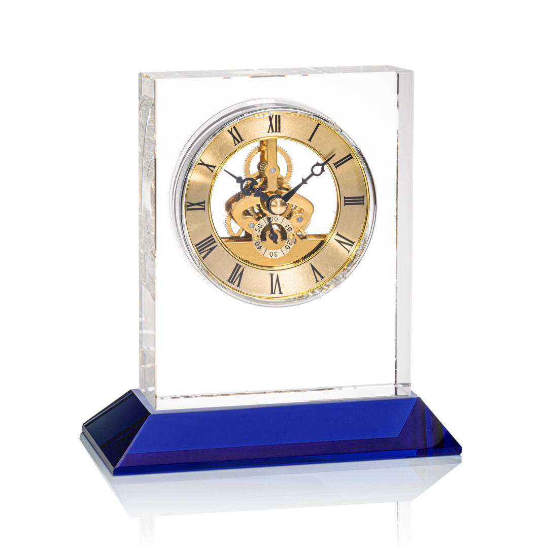 Ashland VividPrint™ Clock on Base - Gold Dial
