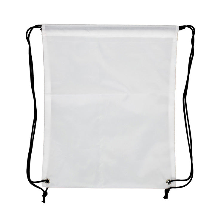 "SHASTA" 13" W x 16" H Recycled RPET Full Color Import 210D RPET Drawstring Cinch Pack Backpack