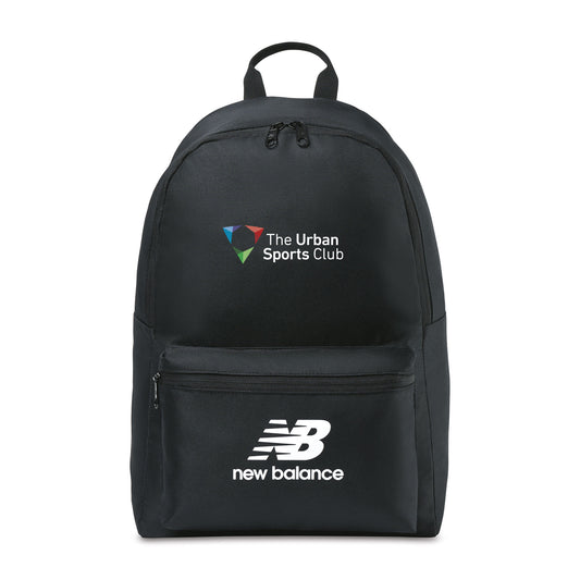 Black New Balance® Logo Round Backpack