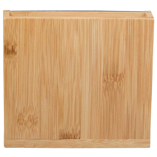 Front View of Natural FSC® Bamboo Photo Frame Desktop Organizer plain