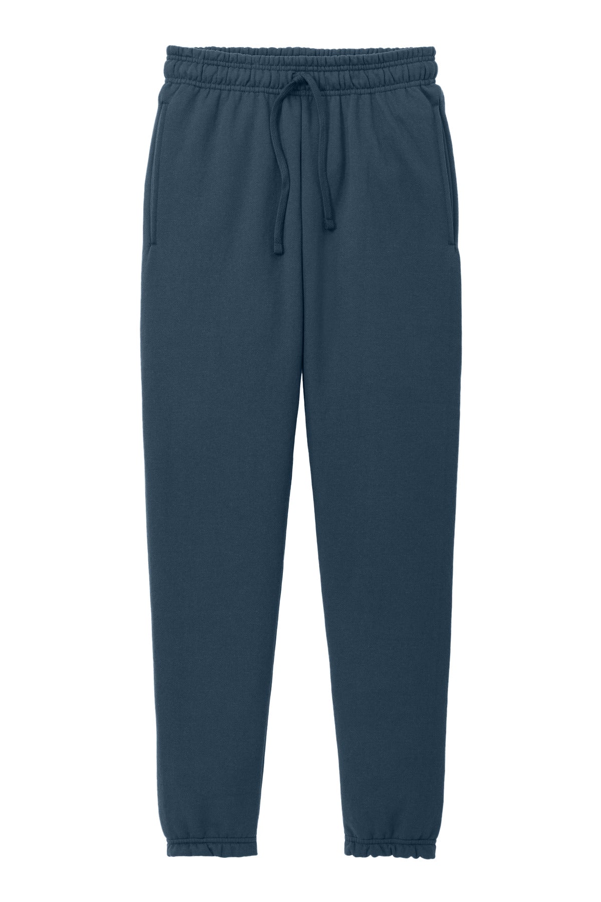 Front View of Navy Port & Company Core Fleece Sweatpant PC78SP
