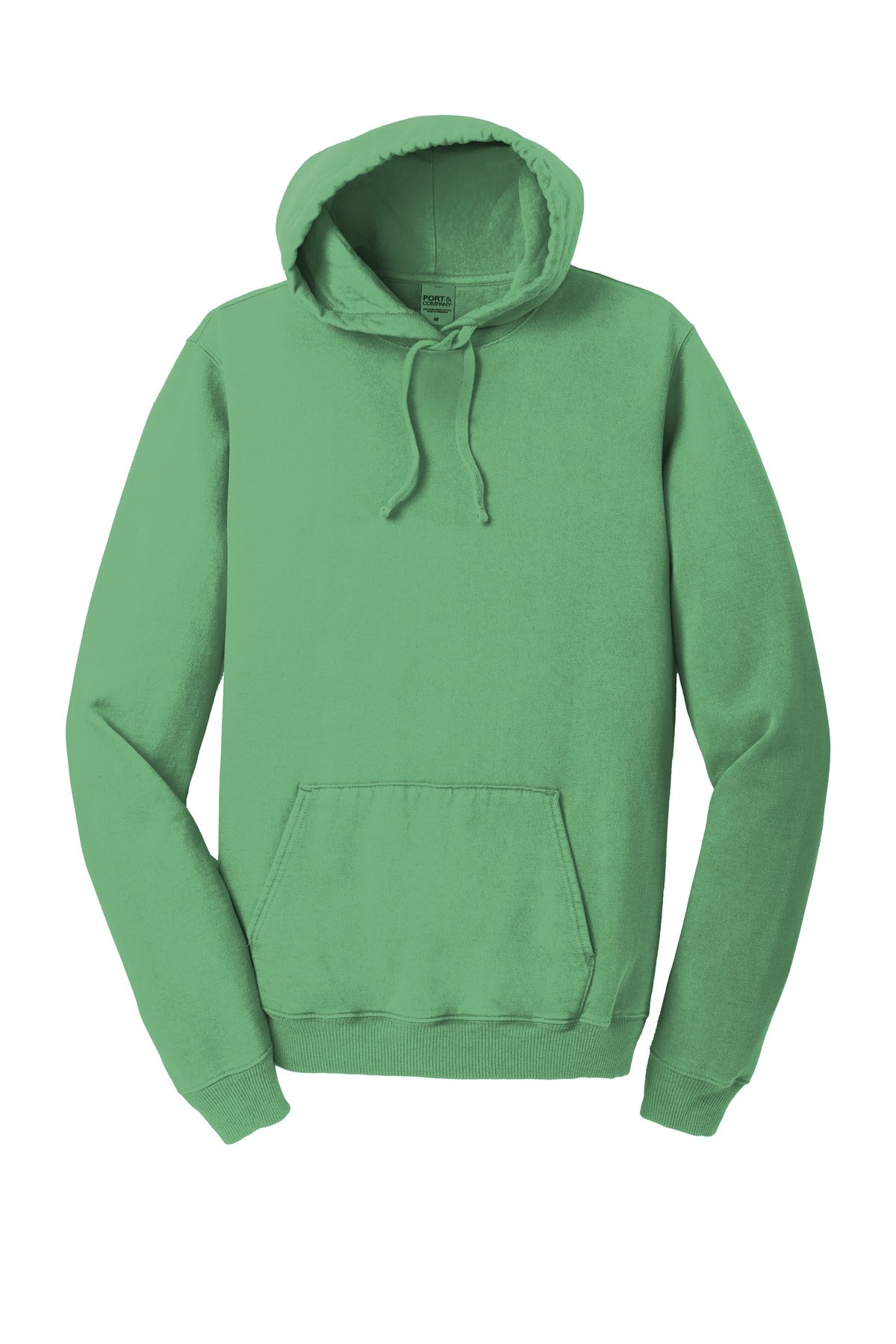 Front View of Safari Port & Company Beach Wash Garment-Dyed Pullover Hooded Sweatshirt. PC098H