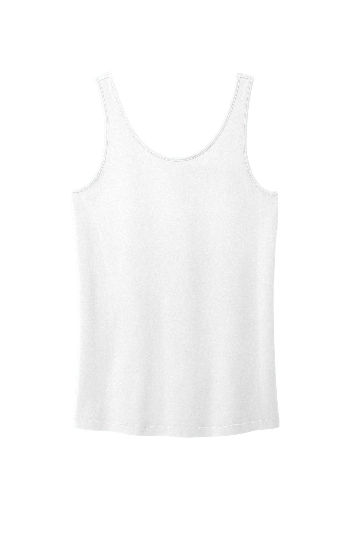 Front View of White Port & Company Women's Beach Wash Garment-Dyed Tank LPC099TT