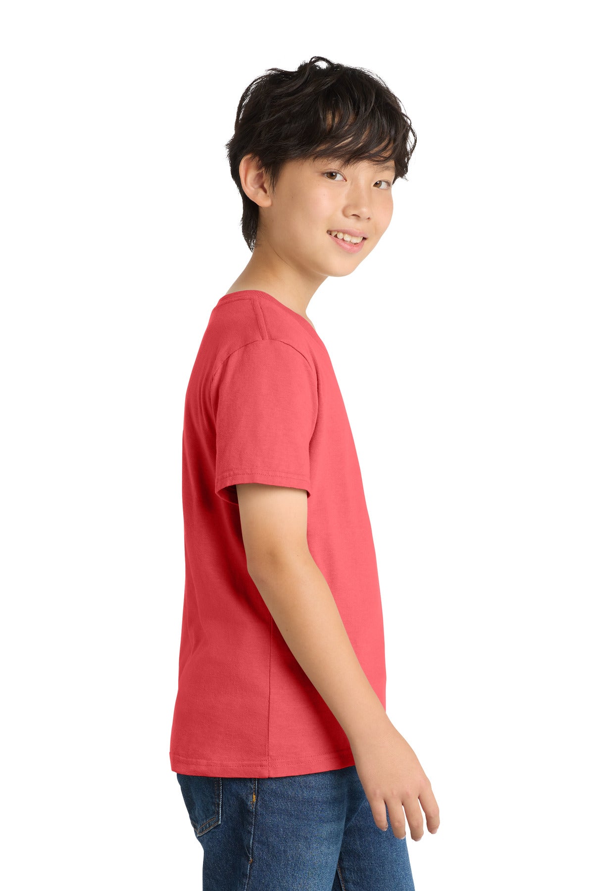 FruitPunch Port & Company Youth Beach Wash Garment-Dyed Tee. PC099Y
