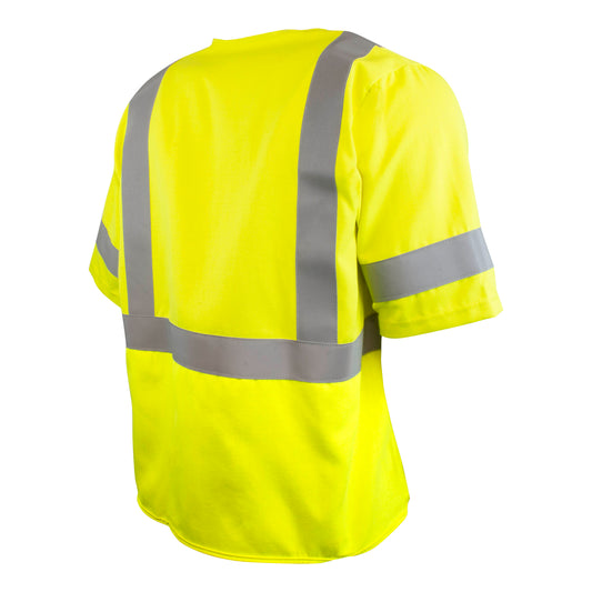 SV99-M3ZGSFR Solid DH Cat 1 Class 3 FR Vest - Green - 2X