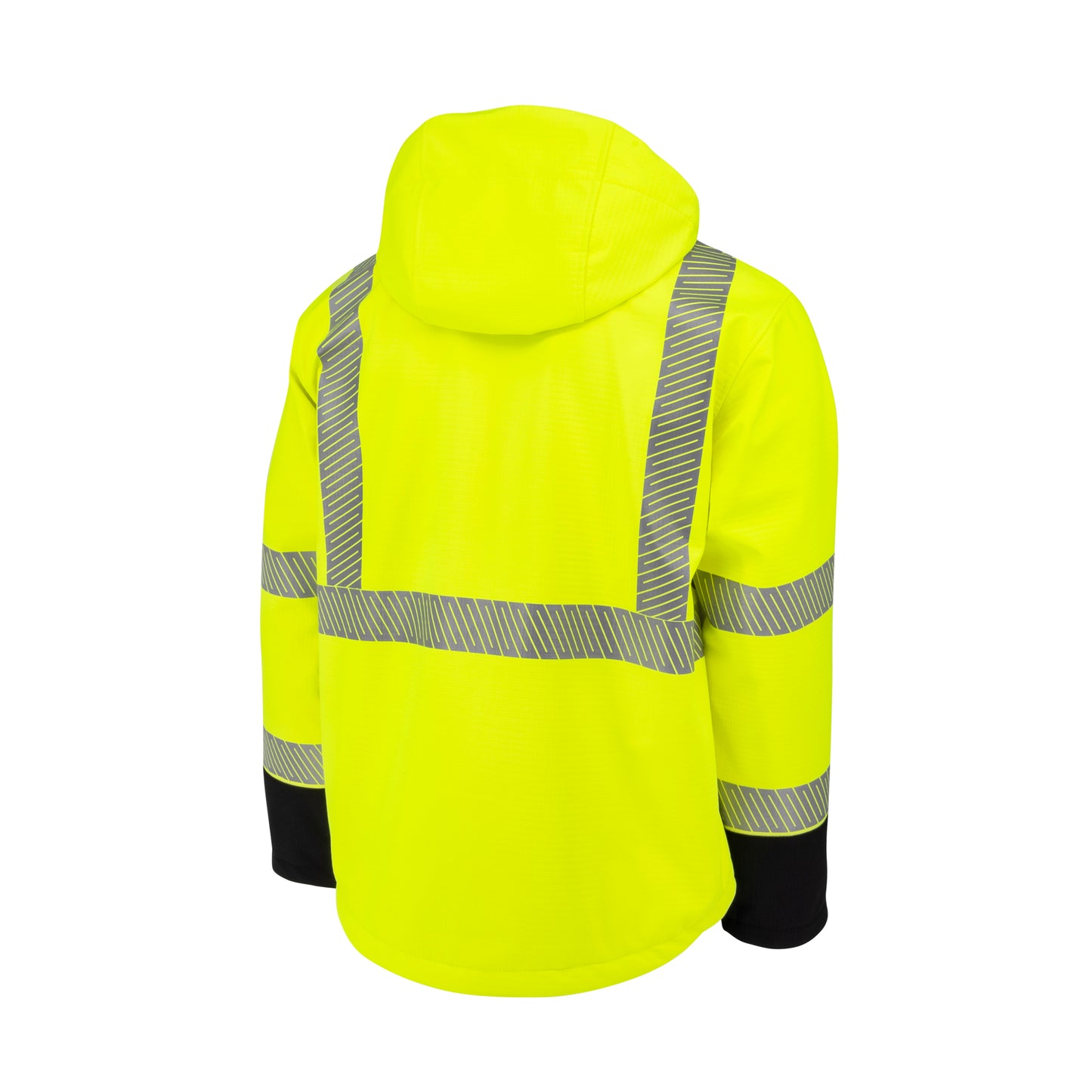 SJ322B Type R Class 3 Softshell Ripstop Jacket - Hi-Vis Green - Size 2X