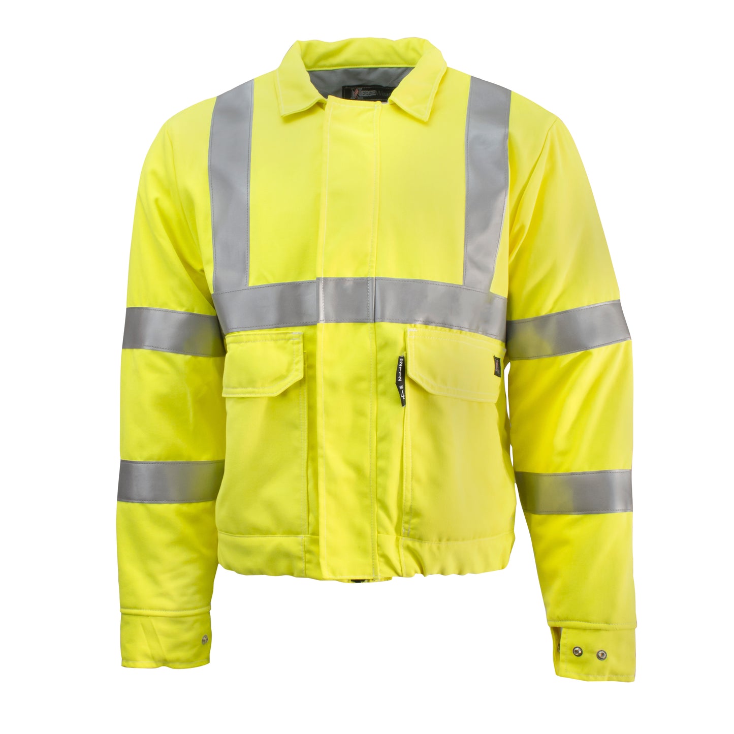 VM7JBL3 High Visibility FR Jacket with FR InsulAir® Quilted Lining - Fluorescent Yellow - Size 2X