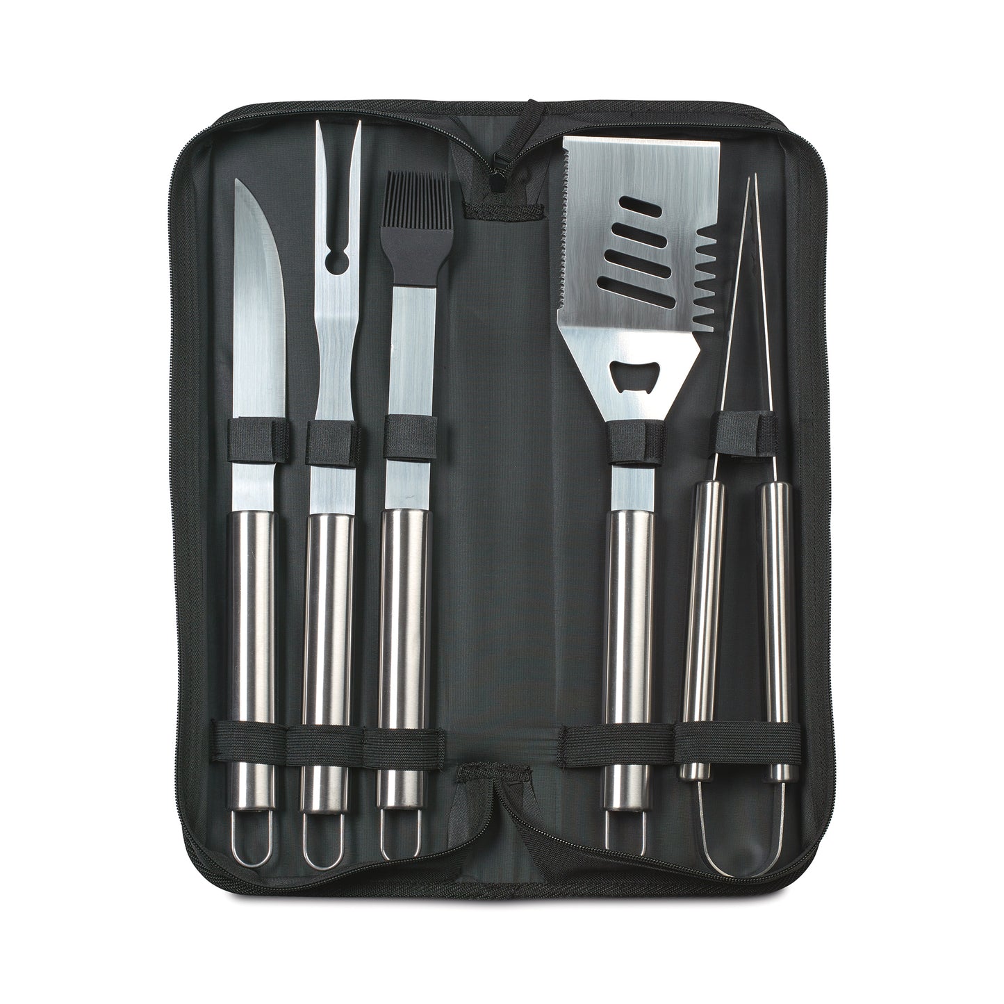 Black Grill Master BBQ Tool Set