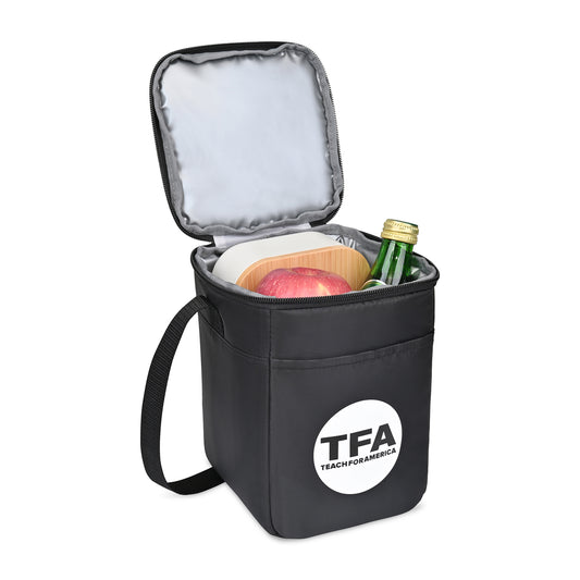 Black Arlo rPET 6 Can Lunch Cooler