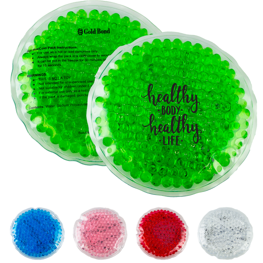 Clear Glacier Small Round Gel Beads Hot/Cold Pack