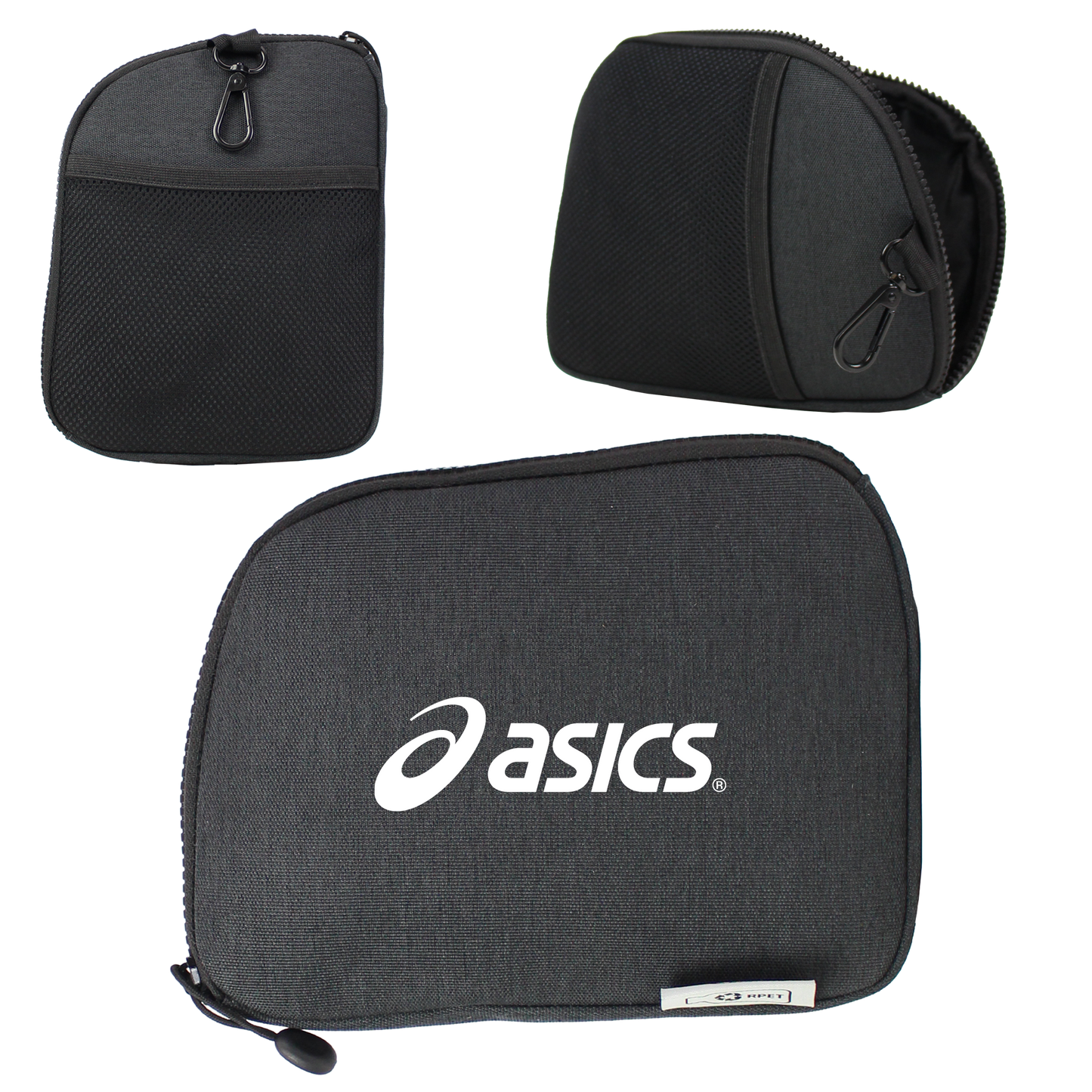 Dark Grey Golf Accessory Recycled RPET Valuables Pouch