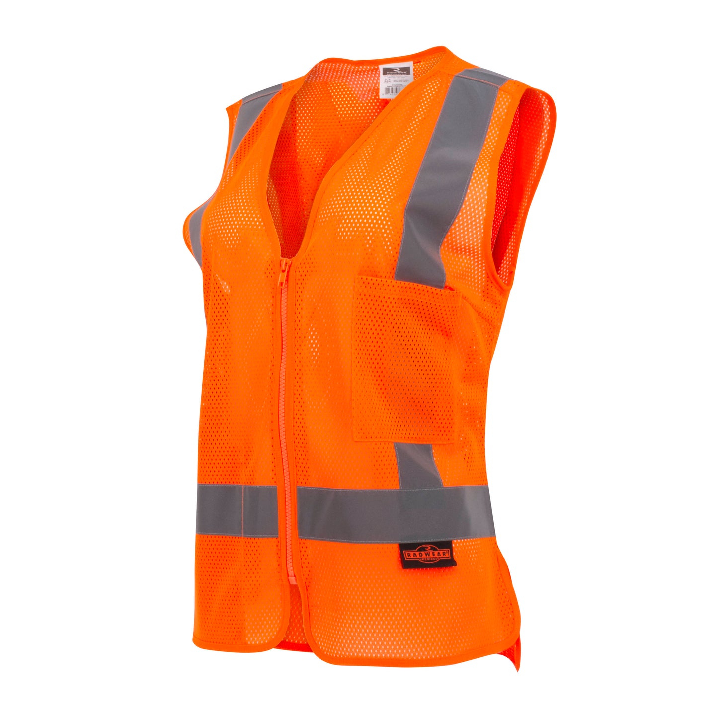 SV2ZW Women's Economy 2 Pocket Vest - Hi-Vis Orange - Size XL