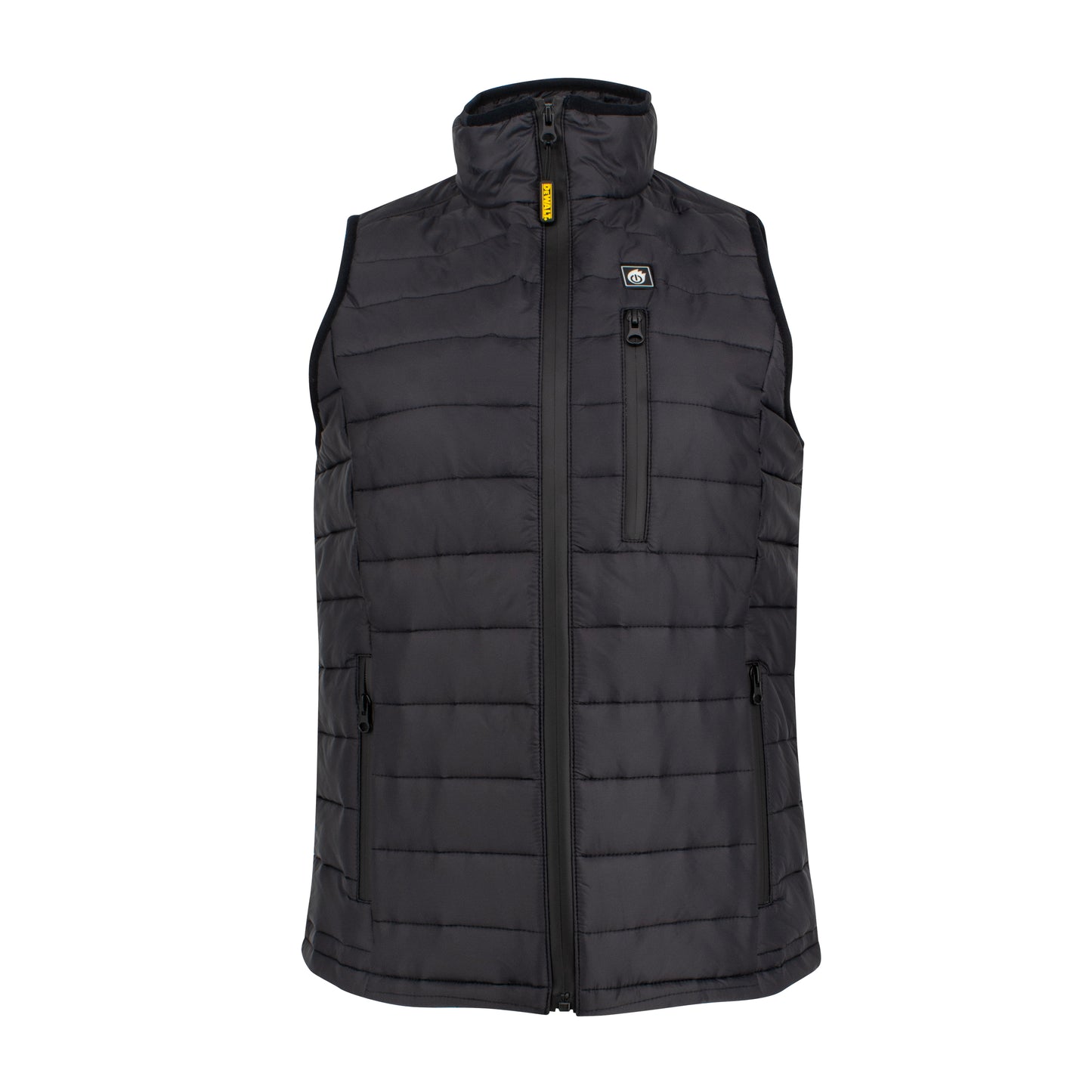 DCHV094 Women's Lightweight Puffer Heated Vest Kit - Black - Size 2X
