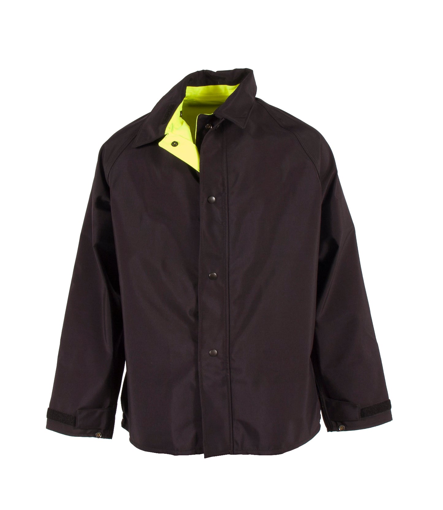 5010RJH3M Reversible Police Coat with 3M Reflective Taping - Hi-Vis Lime/Black - Size 2X