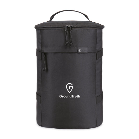 Black Renew rPET Backpack Cooler
