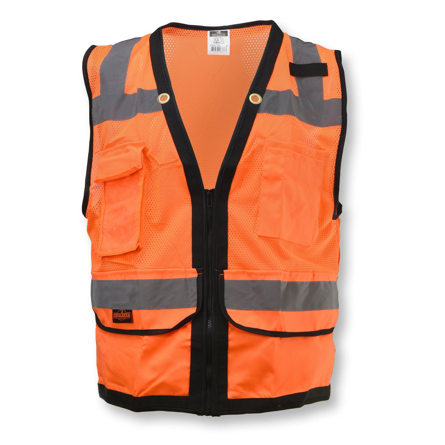 SV59Z Type R Class 2 Heavy Duty Mesh/Solid Surveyor Safety Vest - Green - Size 2X