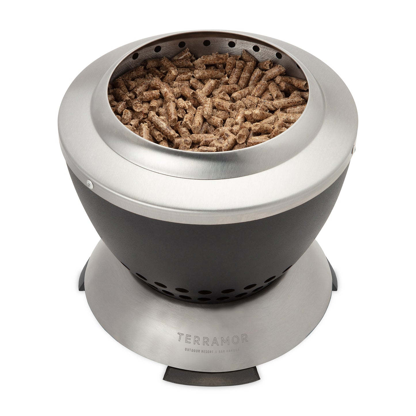 Stainless Steel Cuisinart Outdoors® Cleanburn Smokeless Tabletop Fire Pit