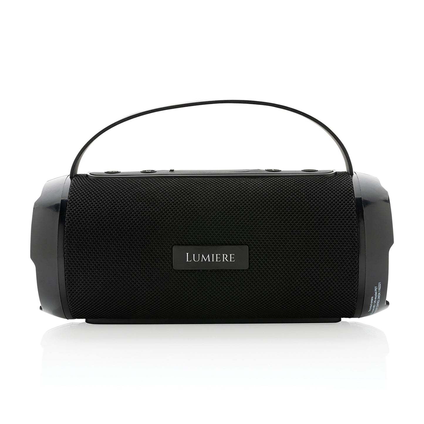Black RCS Recycled Plastic Soundboom Waterproof 6W Speaker